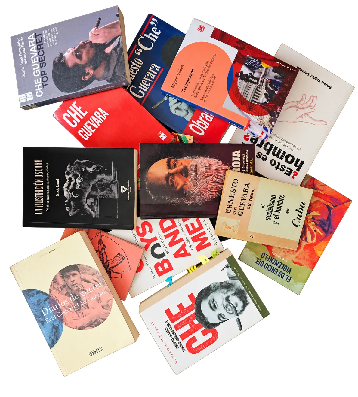 Collage de los ejemplares de trabajo de Emergencia