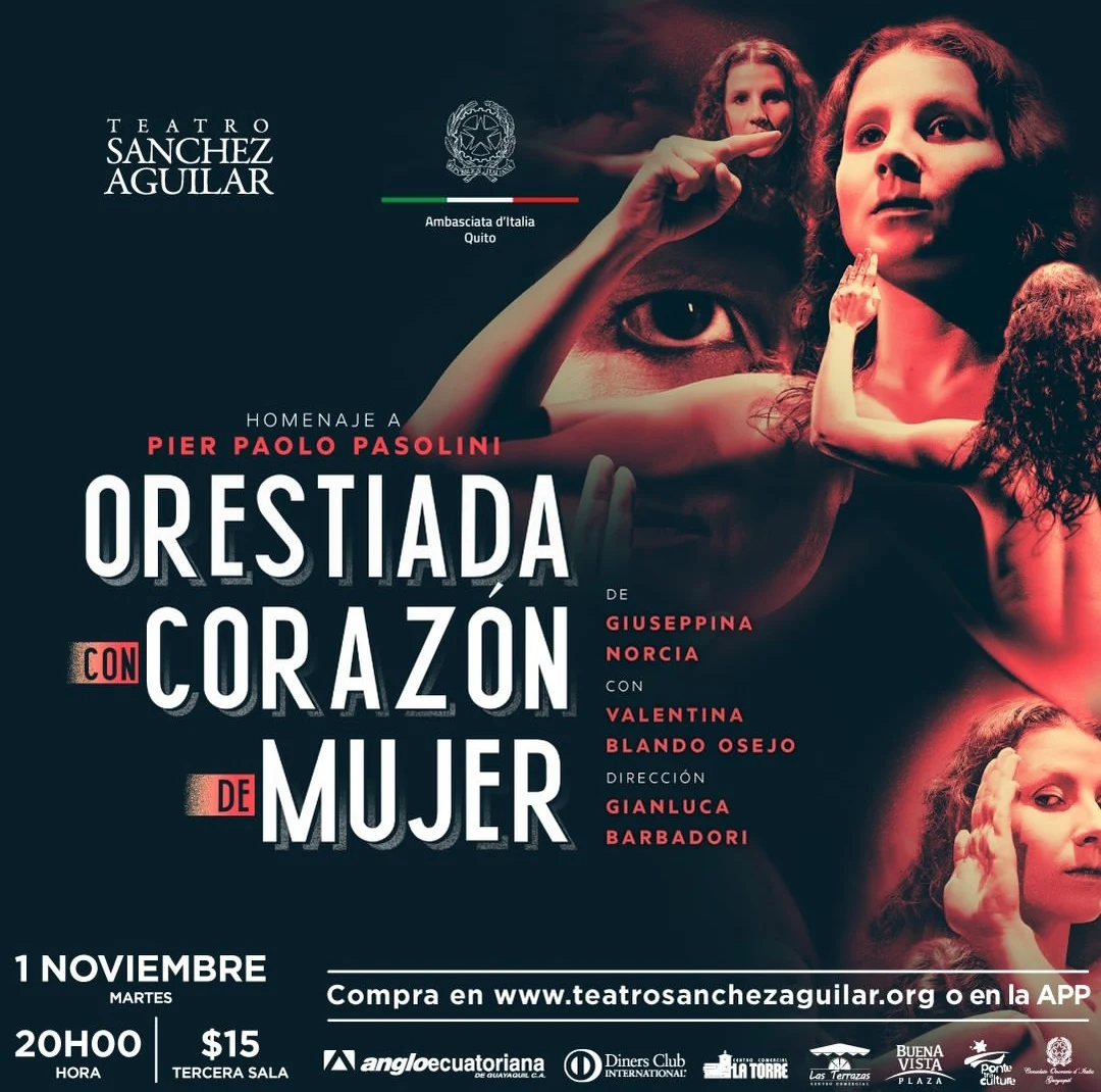 Cartel de Orestiada en Guayaquil