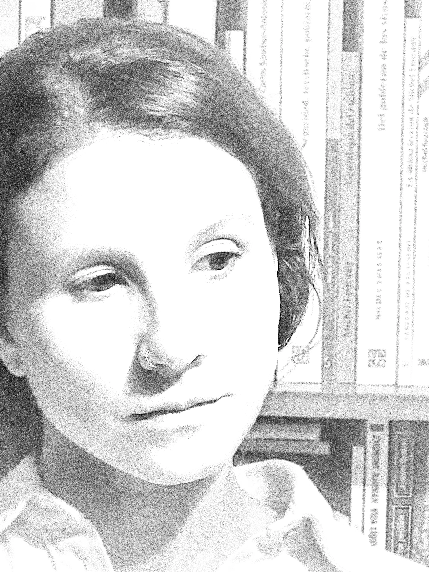 Retrato de Valentina Blando en Pasolini